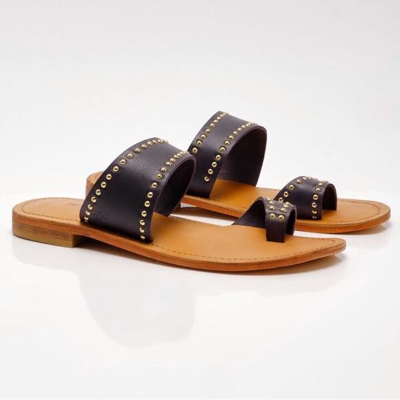 NEW Free People Amelie Tiny Stud Sandal Black - Picture 7 of 10